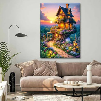 Paint by Numbers Kit for Adults Framed