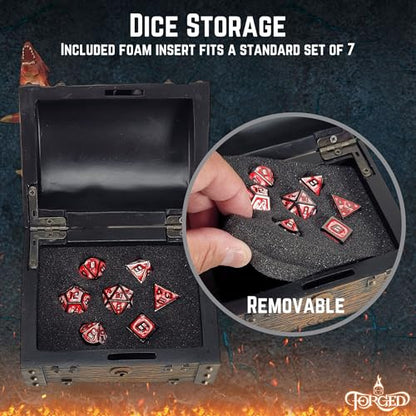 Wyvern Dice Box with Lock and Key