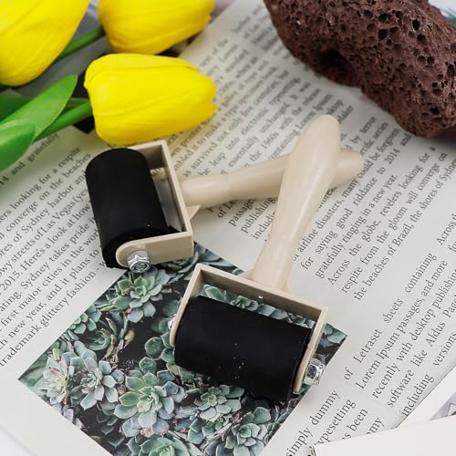 15Pcs Printmaking Brayer Rubber