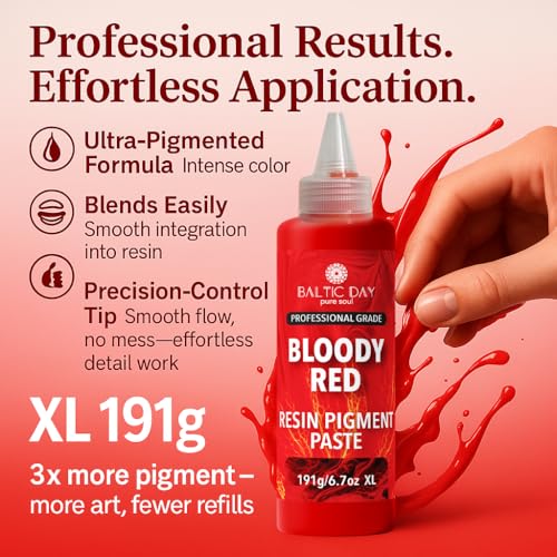 Red Epoxy Resin Pigment Paste 6.7oz