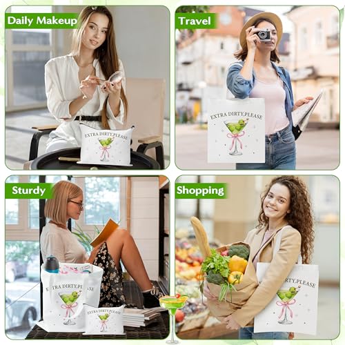 Green Martini Canvas Bags