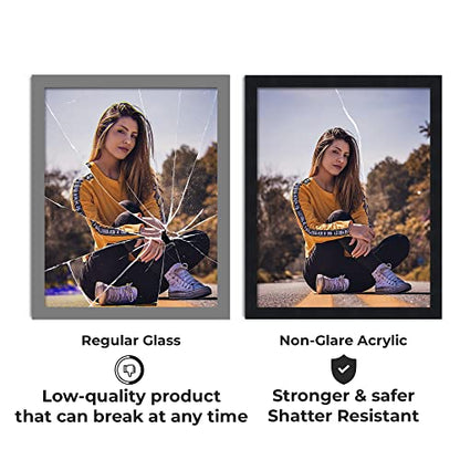 8.5x11 Non Glare Acrylic Sheet Frame Replacement