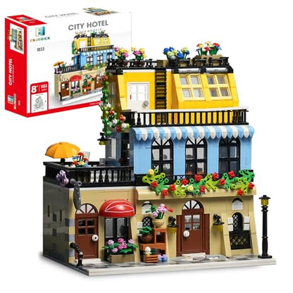 Flowers City Hotel House Building Kit for Adutls
