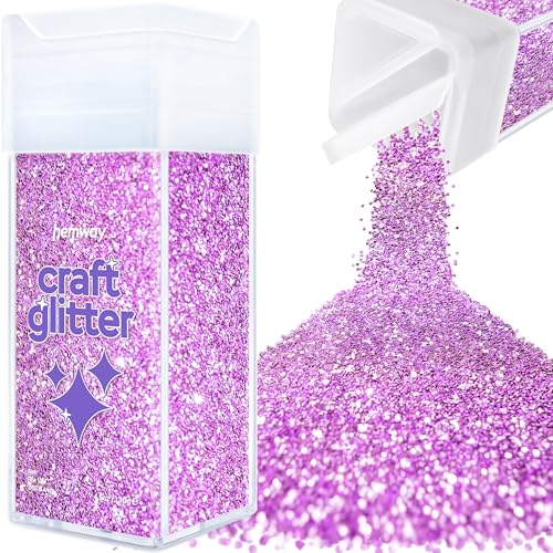 Craft Glitter Shaker Lavender Purple 110g Fine (4.6 Ounce)