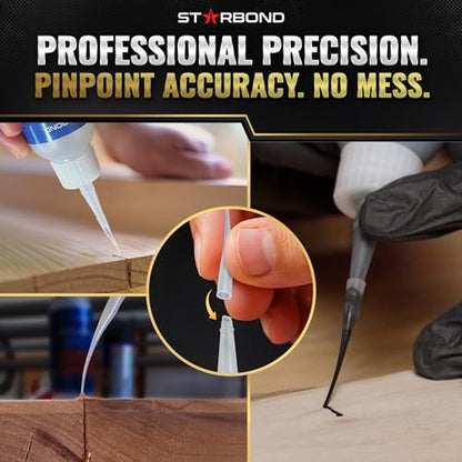 Thick Super Glue Pro Kit (2 Ounce)
