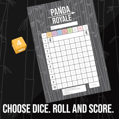 Panda Royale an Energetic dice Game for 10 Players (106 Count)