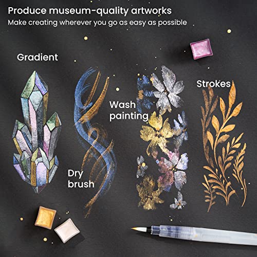 Metallic Watercolor Paint Set (24 Fl Oz)
