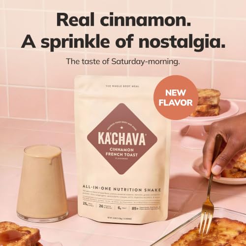 Ka’Chava Whole Body Meal Shake Cinnamon French Toast 2 lb (33.9 Ounce)