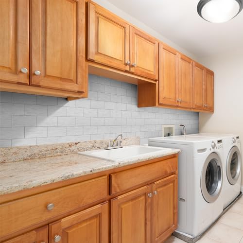 100 Pieces Peel and Stick Backsplash for Kitchen (12.08 Sq Ft)
