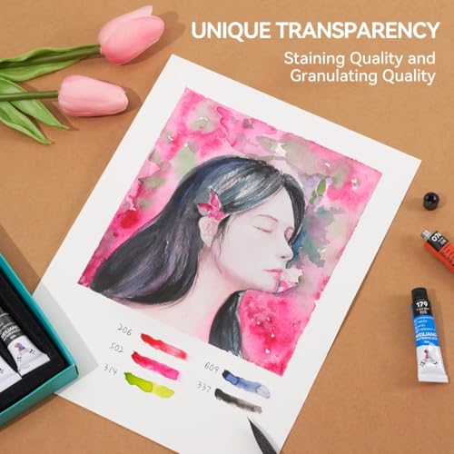 MeiLiang 36 Colors Watercolor Paint Set
