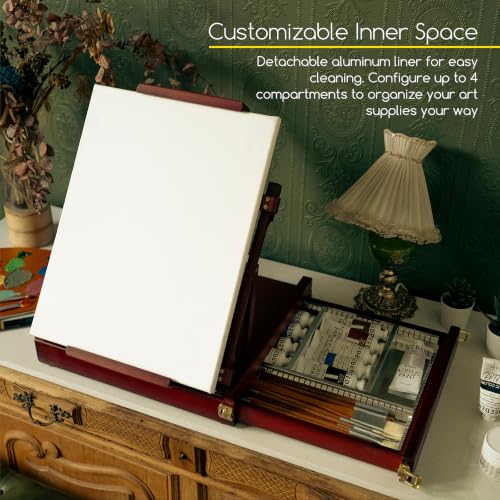 Portable Tabletop Easel for Painting