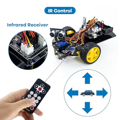 2WD Smart Robot Car Kit V2 with Bluetooth