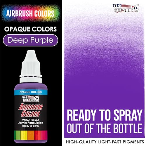 Opaque Deep Purple Acrylic Airbrush Paint