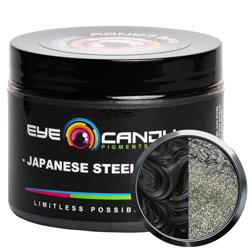Premium Mica Powder Pigment “Japanese Steel Grey”