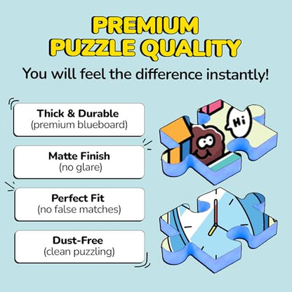 Jigsaw Puzzles 1000 Pieces with Storytelling Comics
