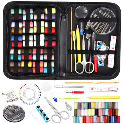 134Pcs Sewing Kit with Portable Bag (134 Count)