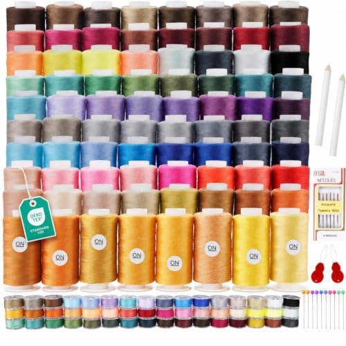 80 Colors 164Pcs Sewing Thread Kit (164 Count)
