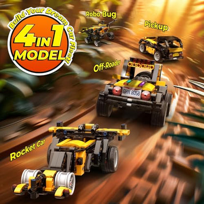 Robot R 4-in-1 STEM Robot Building Kit 300 Pieces (300 Count)