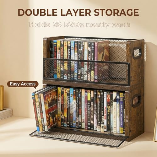 PUTNATRURE DVD CD Storage Rack (2.99 Count)