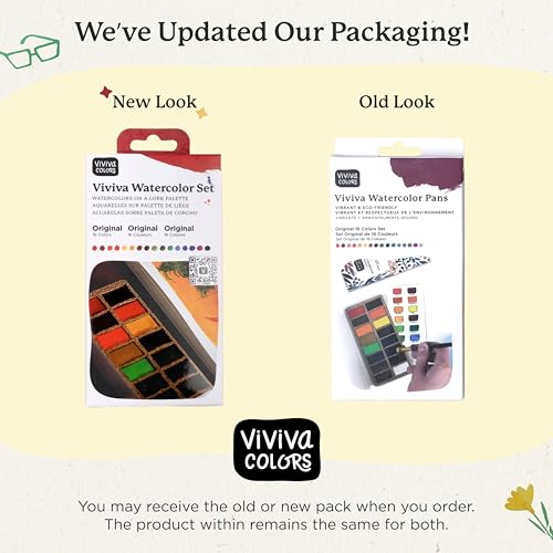Viviva Travel Watercolor Paint Set