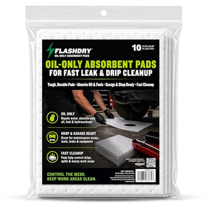 FlashDry Oil Absorbent Pads (10 Count)