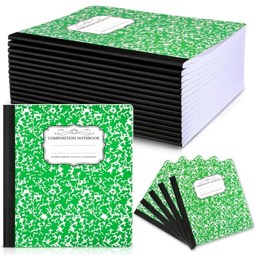20 Pack Composition Notebooks Bulk