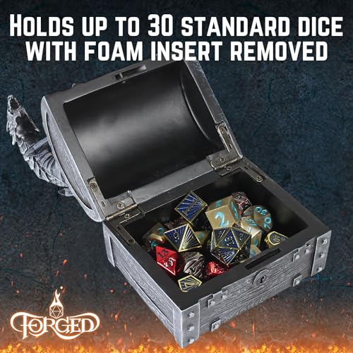 Wyvern Dice Box with Lock and Key
