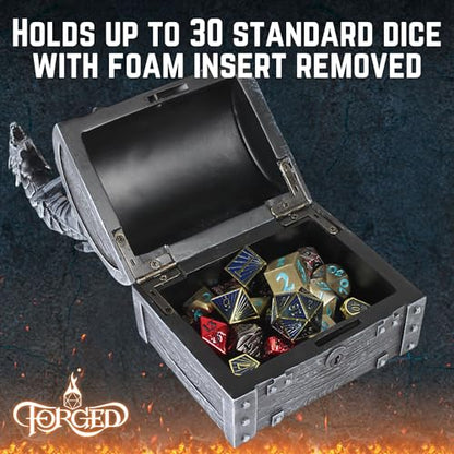 Wyvern Dice Box with Lock and Key