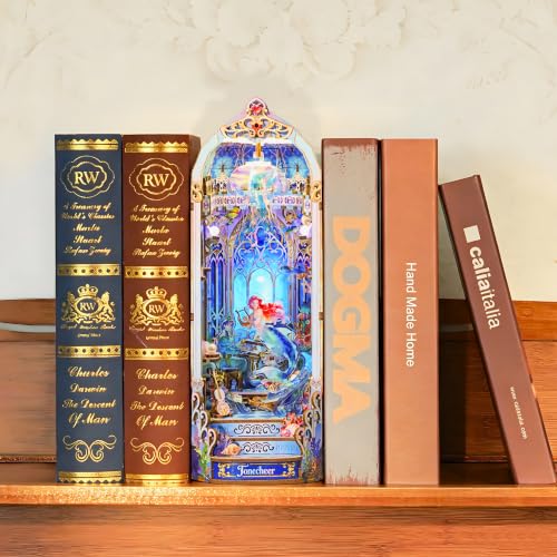 Book Nook Kit DIY Miniature House Wooden 3D Puzzle (282 Count)