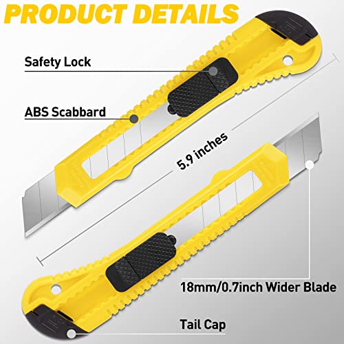 14 Pack Box Cutter Retractable (14 Count)