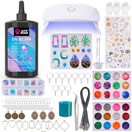 250g UV Resin Jewelry Making Kit