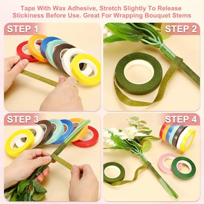 3 Rolls Floral Tapes