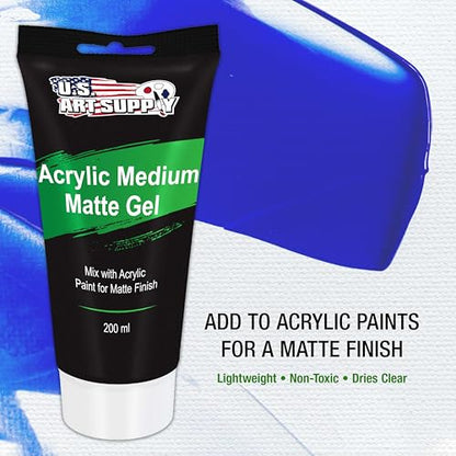 Clear Acrylic Medium Matte Gel (6.76 Fl Oz)