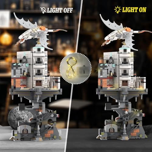 Lighting Magic Castle Wizarding Bank Building Sets