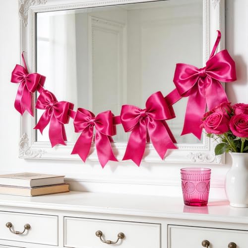 Hot Pink Satin Ribbon 4 Inch x 10 Yards Double Faced