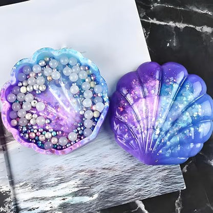 Seashell Box Resin Molds with Lid