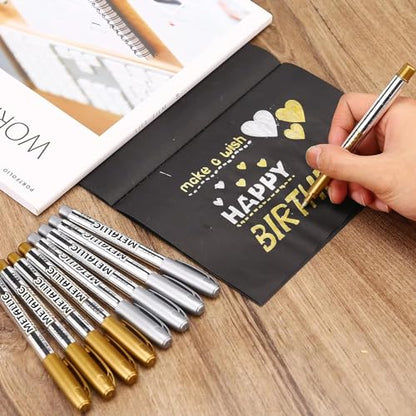 Metallic Marker Pens (8 Count)