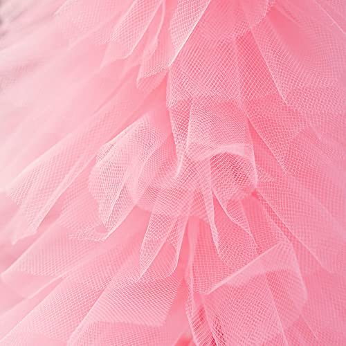 Pastel Tulle Ribbon 6 Rolls Tulle Fabric Spool Ribbon (450 Foot)