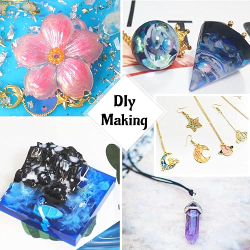 Crystal Clear Hard UV Resin Upgraded Formula Ultraviolet Fast Curing for Jewelry Making Craft Decoration (3.52 Ounce)