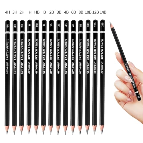 Drawing Sketching Pencil Set (14 Count)