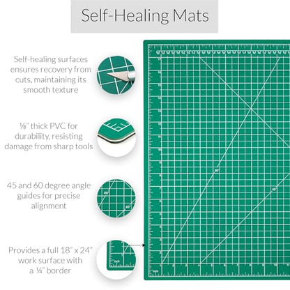 18x24 Green Self Healing Cutting Hobby Mat for Craft