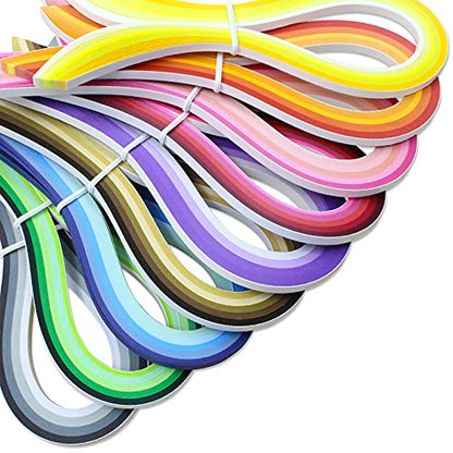 Multi Color Quilling Paper Strips Kits (900 Count)
