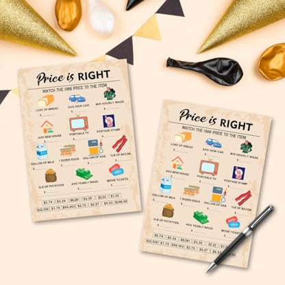 40th Birthday Party Games (31 Count)