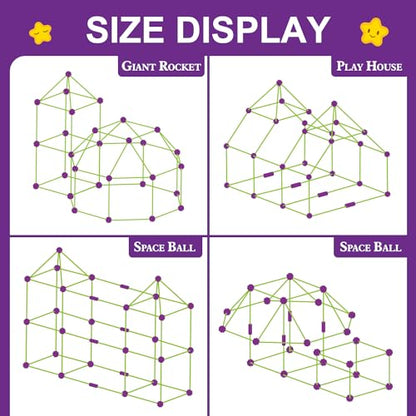 Fort Building Kit for Kids