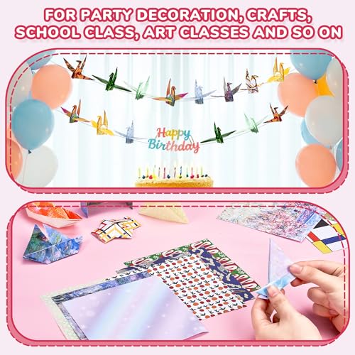 Ethnic Patterned Origami Paper (50 Count)