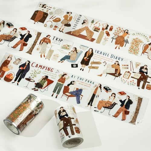 Pre Cut Planner’s Day 2 Wide PET Tape (16.4042 Foot)