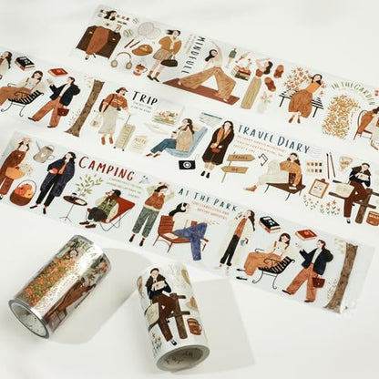 Pre Cut Planner’s Day 2 Wide PET Tape (16.4042 Foot)
