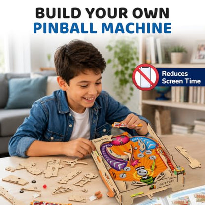 DIY Pinball Machine STEM Toy for Kids Ages 8 9 10 11 12 13 14