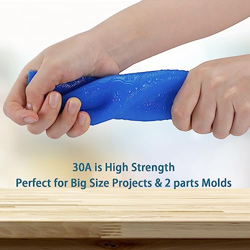 Silicone Mold Making Kit 30A 4.4 lbs Translucent
