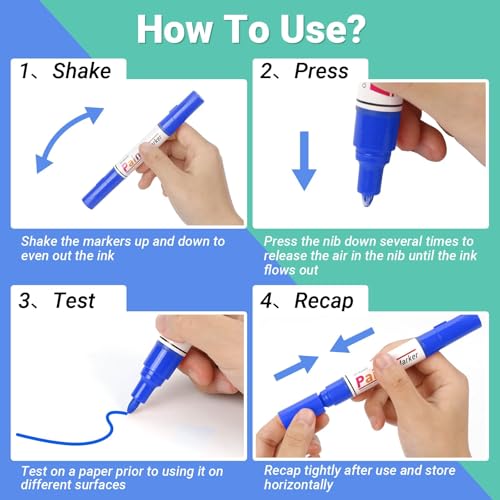 Oil Based Paint Markers (8 Count)